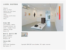 Tablet Screenshot of laurakaufmanstudio.com